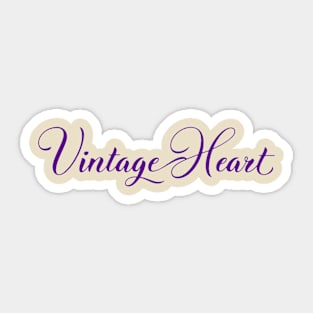 Vintage Heart Sticker